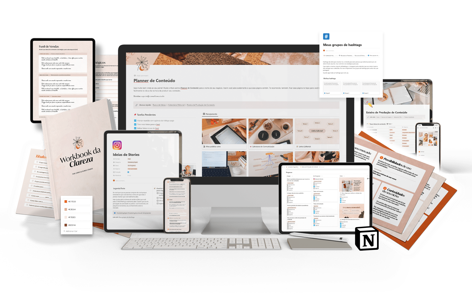 Planner de Conteúdo Estratégico no Notion